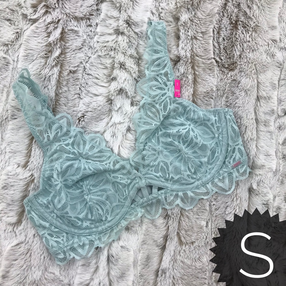 [PINK Victoria’s Secret] Date Unlined Lace Bralette Size S Small Bra